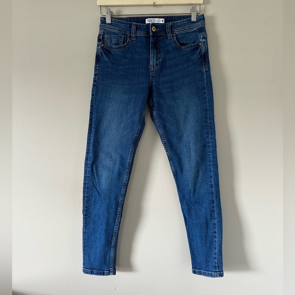 Zara Blue Skinny Jeans
